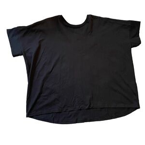 Uniqlo oversized black tee - boxy tee size XL NWOT